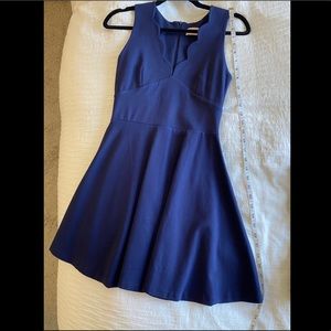 Fit n’ Flare Scalloped Dress